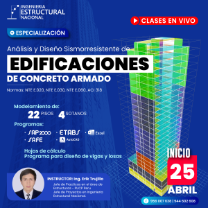 ANALISIS Y DISEÑO SISMORRESISTENTE DE EDIFICACIONES DE CONCRETO ARMADO 2025 -  EN VIVO