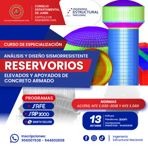 Análisis y Diseño Sismorresistente de Reservorios Elevados y Apoyados de Concreto Armado - EN VIVO